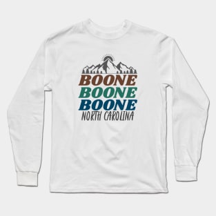 Boone, North Carolina Long Sleeve T-Shirt